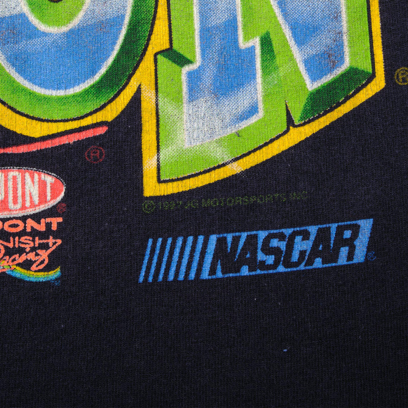 VINTAGE NASCAR JEFF GORDON TEE SHIRT 1997 SIZE XL MADE IN USA