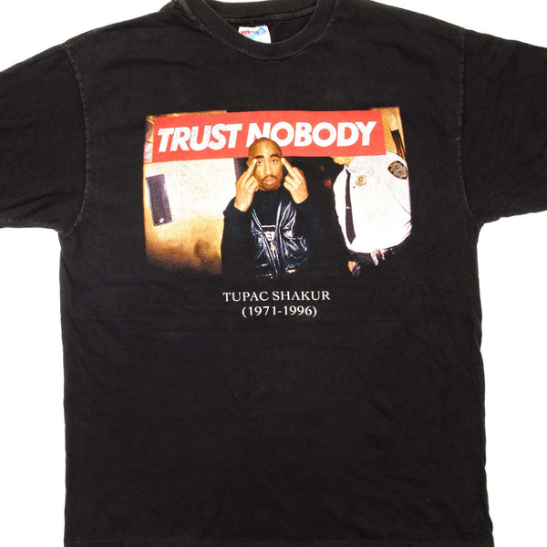 CAMISETA VINTAGE DE TUPAC SHAKUR, AÑOS 90, TALLA GRANDE, FABRICADA EN EE. UU.