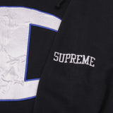 SUDADERA CON CAPUCHA Y LOGO DE SATIN CHAMPION X SUPREME SS17 TALLA MEDIANA
