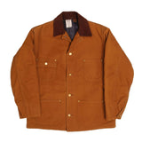 Vintage Carhartt Detroit Style Chore Lined Worker Jacket 1990S Size 42 Made In USA