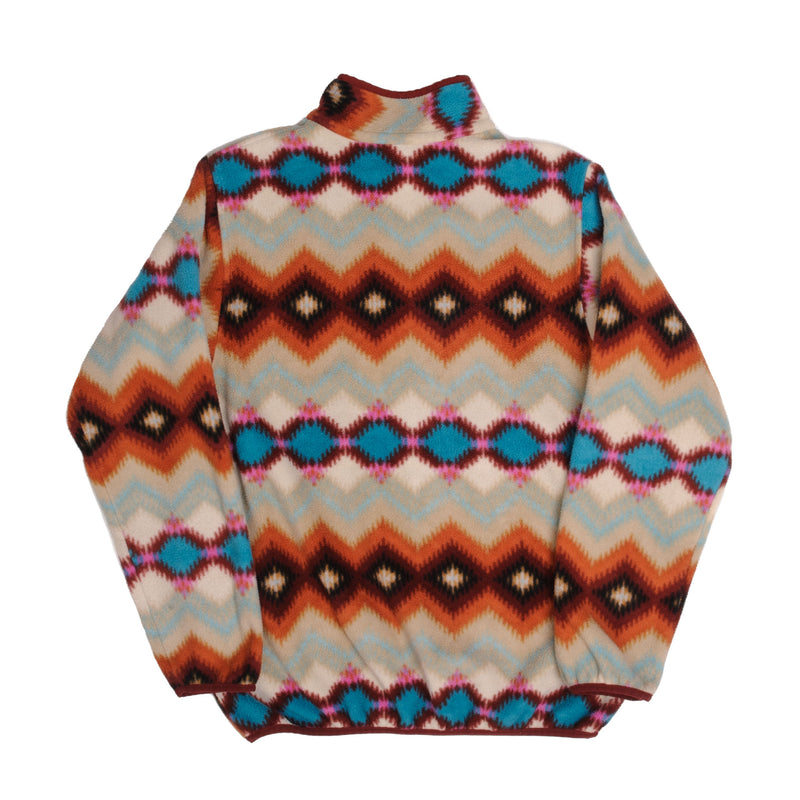 Vintage Patagonia Synchilla Snap T Monogram Fleece Pullover Size Large