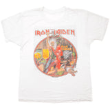 Vintage Iron Maiden Tee Shirt 1990 Size Large With Single Stitch Sleeves.  Bring your Daughter...  ...To the Slaughter