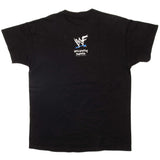 Vintage World Wrestling Federation Anything Can Happen When Stone Cold Come To Town Tee Shirt 1998 Size Medium Made In USA. BLACK