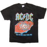 Vintage ACDC The Razors Edge Tour Tee Shirt 1991 Size Large Made In USA. BLACK