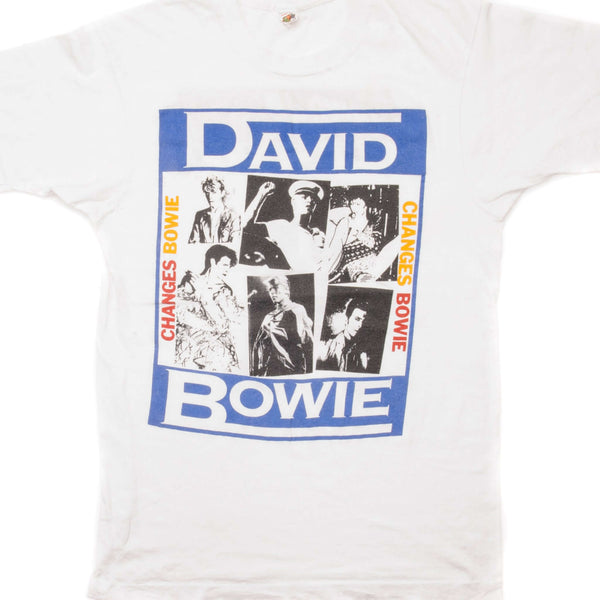 復古 DAVID BOWIE SOUND VISION T 卹 1990 XS 碼美國製造