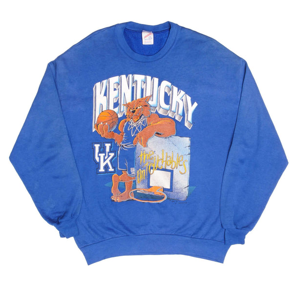 VINTAGE UNIVERSITY OF KENTUCKY BASKETBALL 1990S SWEATSHIRT LARGE MADE USA