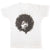 Vintage Jimi Hendrix Tee Shirt 1988 Size Medium with single stitch sleeves. white