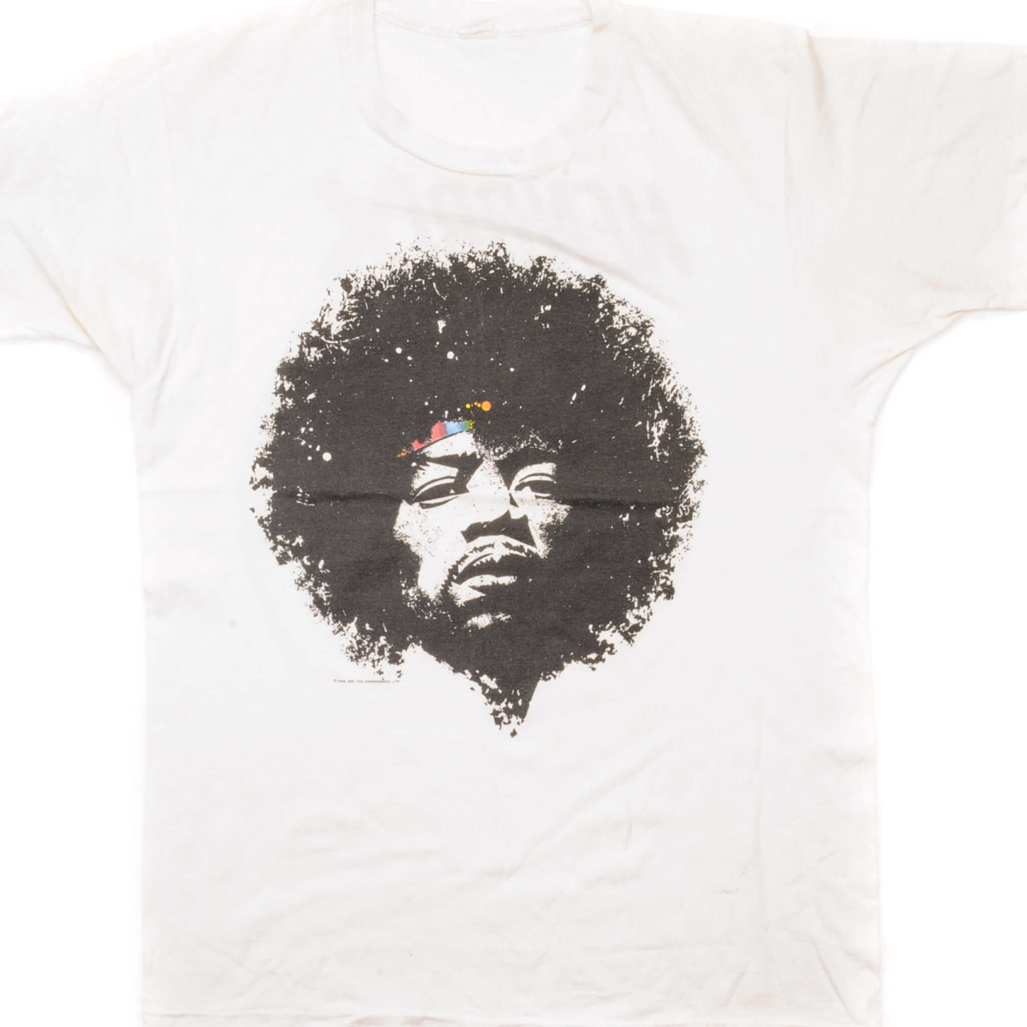 VINTAGE JIMI HENDRIX TEE SHIRT 1988 SIZE MEDIUM