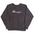 Vintage Grey Reverse Weave Spellout Champion Tri Blend Sweatshirt 1990S Large Made Usa