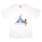 Vintage Walt Disney World Tee Shirt Size Large Made In USA. WHITE