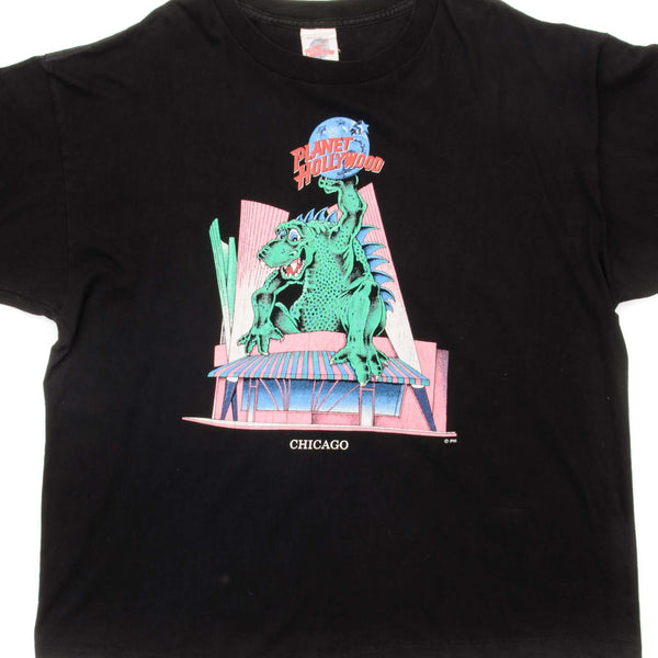 CAMISETA VINTAGE PLANET HOLLYWOOD TALLA 2XL FABRICADA EN EE. UU.