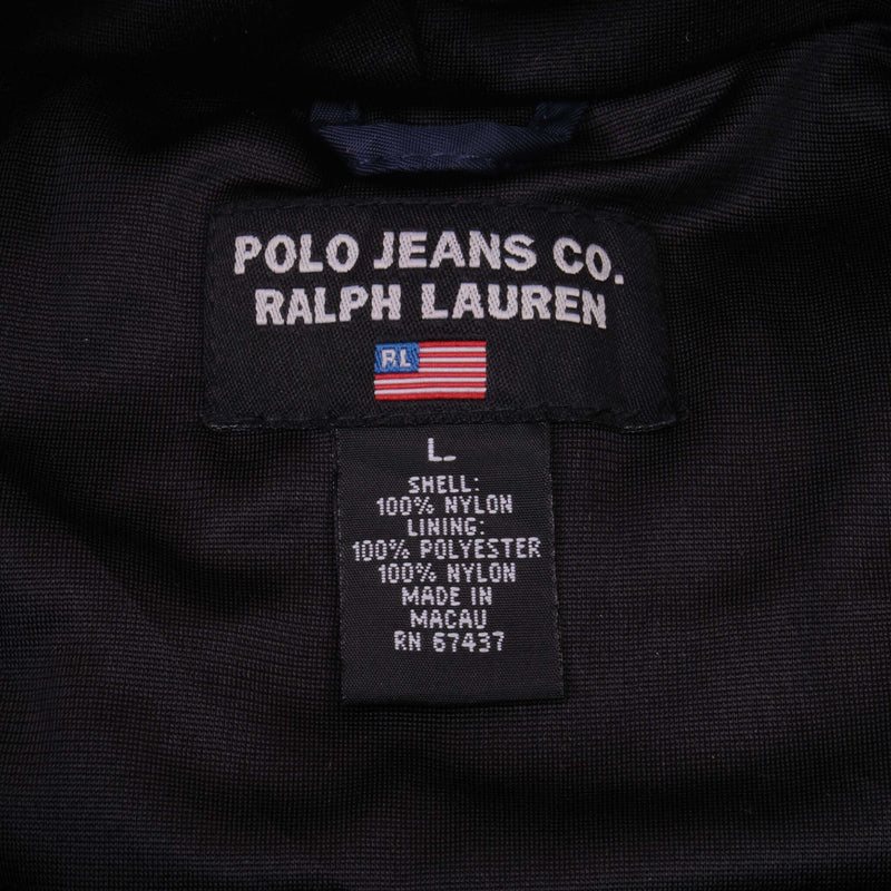 VINTAGE POLO RALPH LAUREN WINDBREAKER PACKABLE JACKET SIZE LARGE