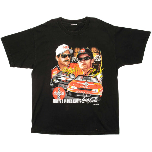 VINTAGE NASCAR DALE EARNHARDT & DALE EARNHARDT JR TEE SHIRT 1999 SIZE XL