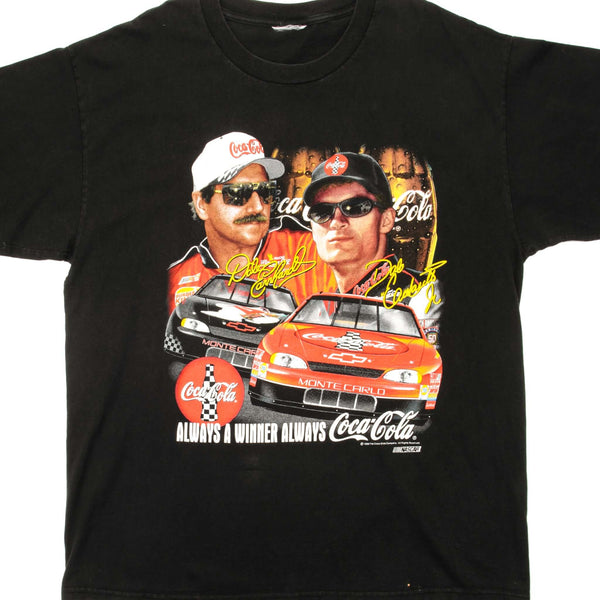 VINTAGE NASCAR DALE EARNHARDT & DALE EARNHARDT JR TEE SHIRT 1999 SIZE XL