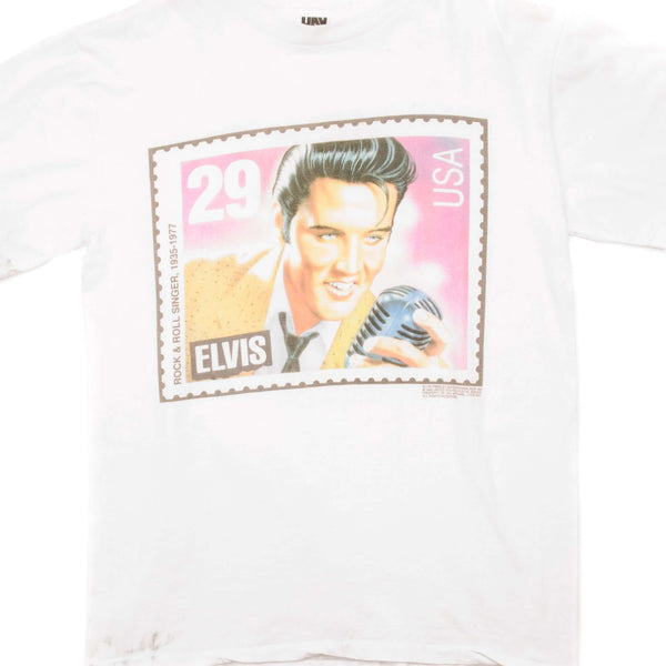 CAMISETA VINTAGE DE ELVIS PRESLEY 1992 TALLA GRANDE FABRICADA EN EE. UU.