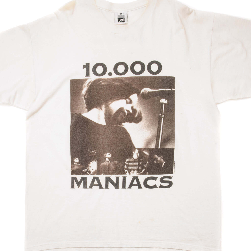 Vintage 10000 Maniacs Summer'93 Tee Shirt 1993 Size XL Made In USA.