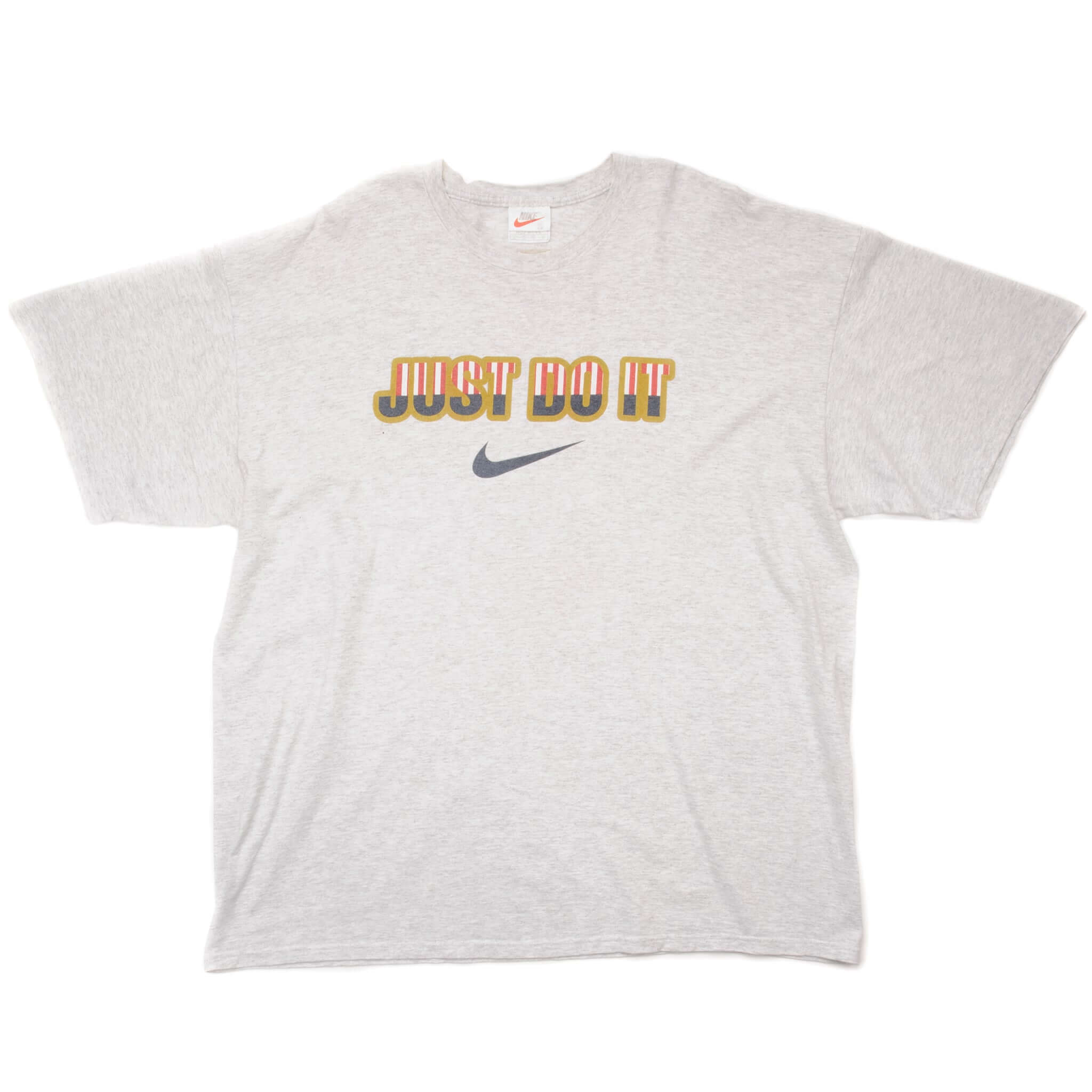 Vintage Nike Just Do It Shirt Large White 90s Grey Tag