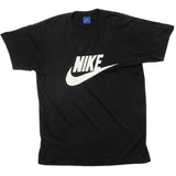Vintage Nike Tee Shirt 80S Size Medium Made In USA With Single Stitch Sleeves. BLACK
