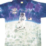 VINTAGE TIE-DYE APOLLO II NEIL ARMSTRONG TEE SHIRT SIZE LARGE MADE IN USA