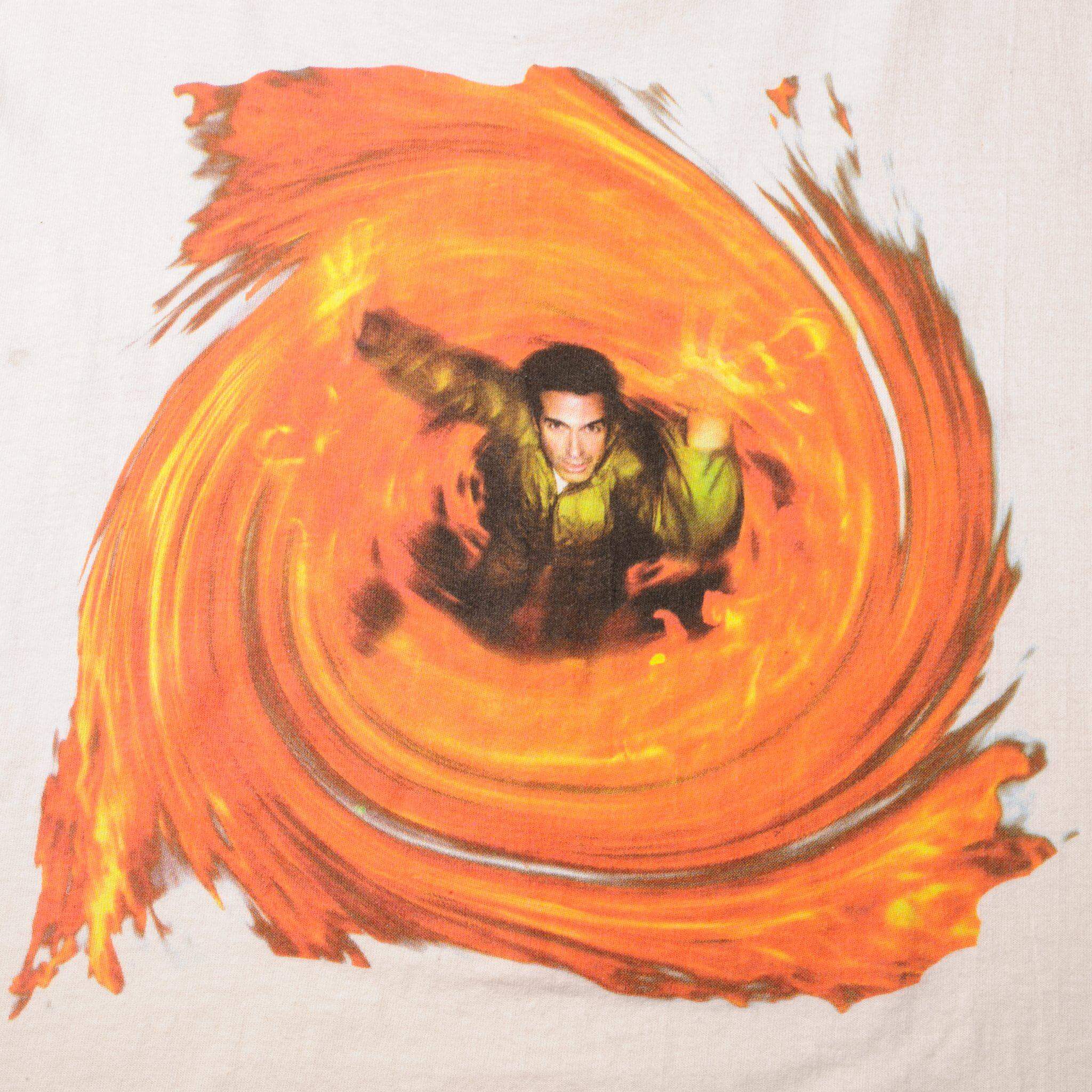 VINTAGE DAVID COPPERFIELD TORNADO OF FIRE TEE SHIRT SIZE XL