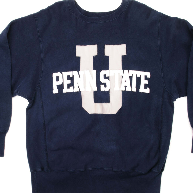 VINTAGE CHAMPION REVERSE WEAVE PENN STATE SWEATSHIRT EARLY 1990s LARGE MADE  USA