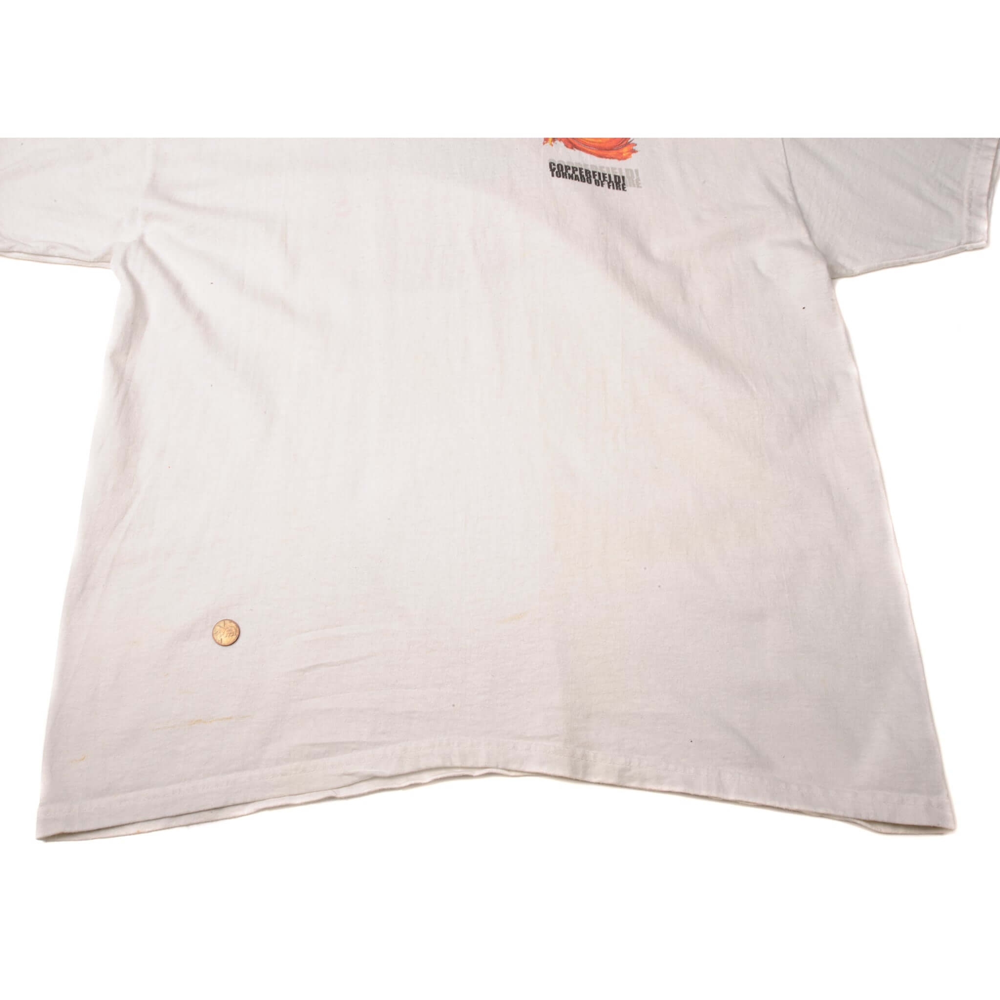 VINTAGE DAVID COPPERFIELD TORNADO OF FIRE TEE SHIRT SIZE XL