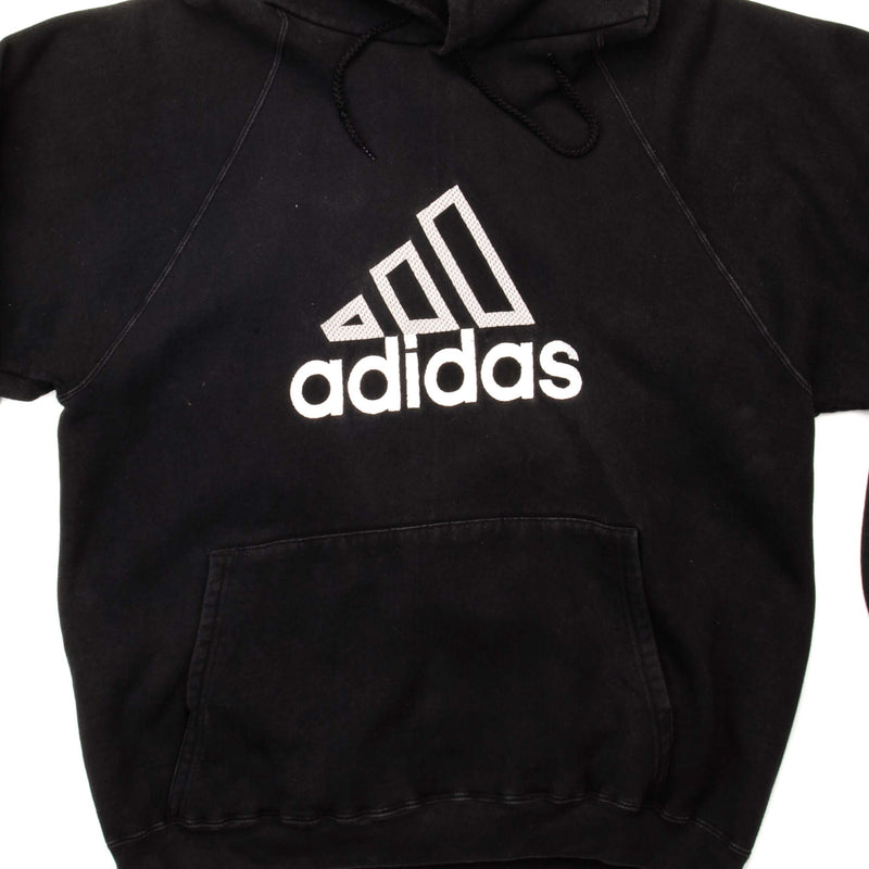 VINTAGE ADIDAS HOODIE SWEATSHIRT SIZE LARGE MADE IN USA – Vintage