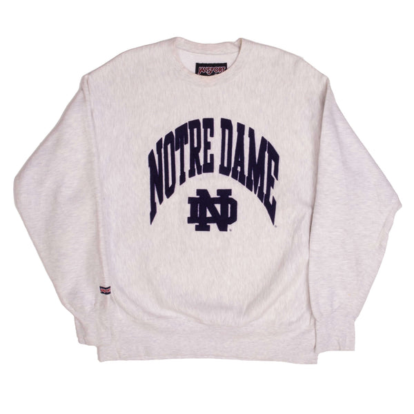 Vintage Jansport Notre Dame University Sweatshirt 1990S XL