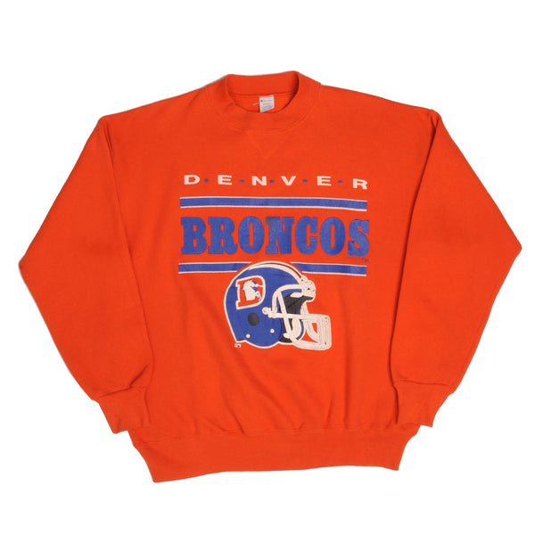 Vintage Champion NFL Denver Broncos Sweatshirt 1980S Large Made Usa