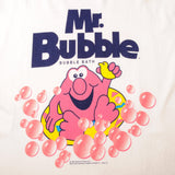 Vintage Mr. Bubble Bubble Bath Tee Shirt 1995 Size Large Made In USA With Single Stitch Sleeves.