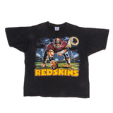 Vintage NFL Liquid Blue Washington Redskins Tee Shirt Size XL.