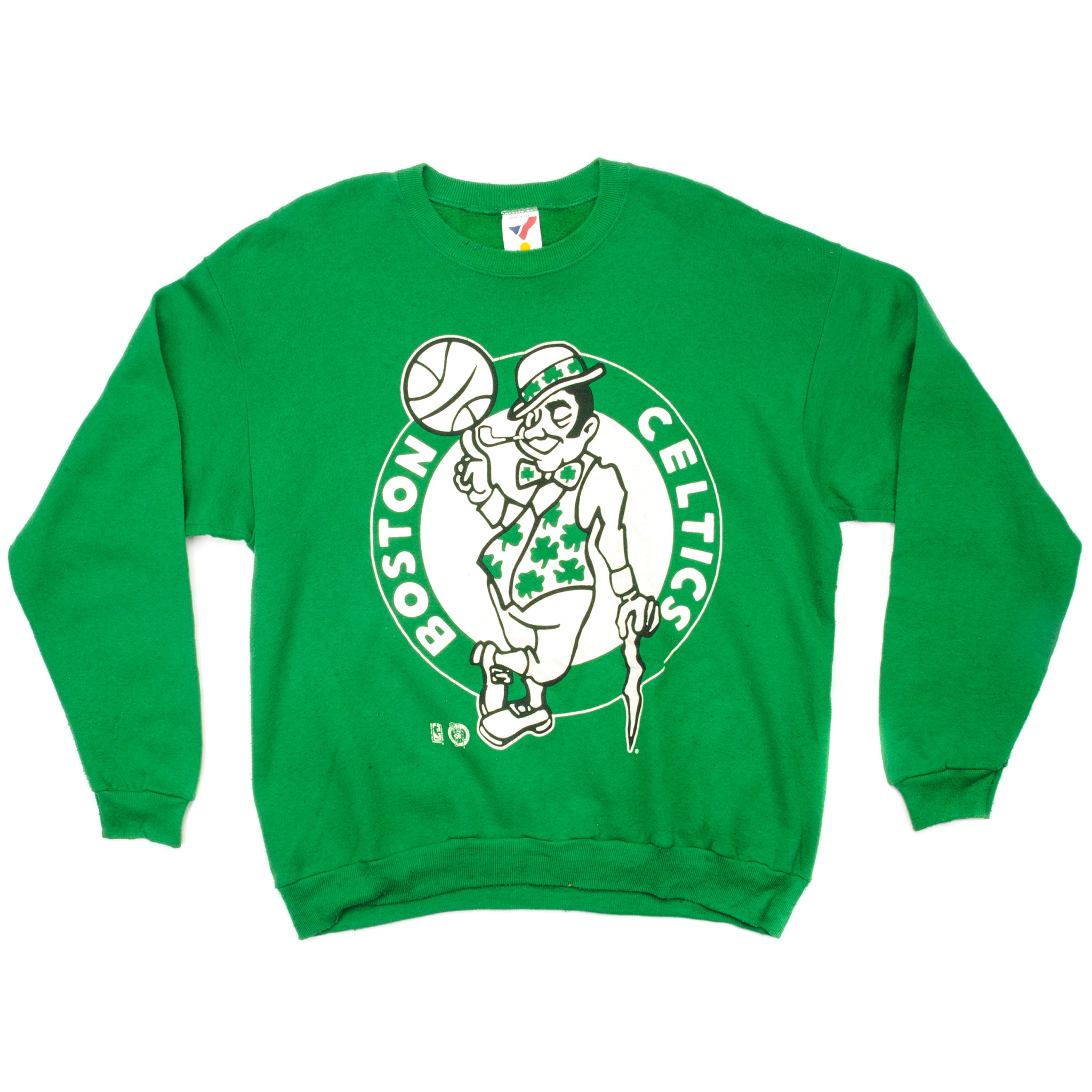 Vintage NBA Boston Celtics Tee Shirt Size Large Made in USA 1980s