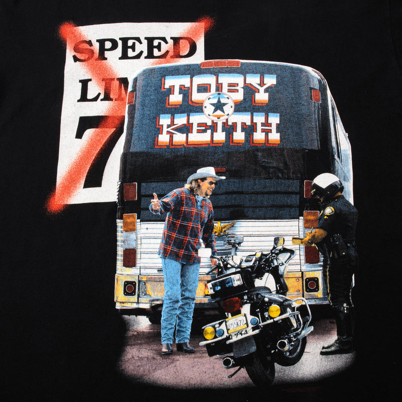VINTAGE TOBY KEITH ON TOUR TEE SHIRT 1996 SIZE XL MADE IN USA