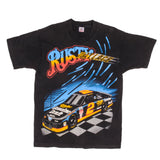 Vintage Nascar Rusty Wallace Number 2 Kickin Asphalt Takin Numbers Tee Shirt Size Large With Single Stitch Sleeves