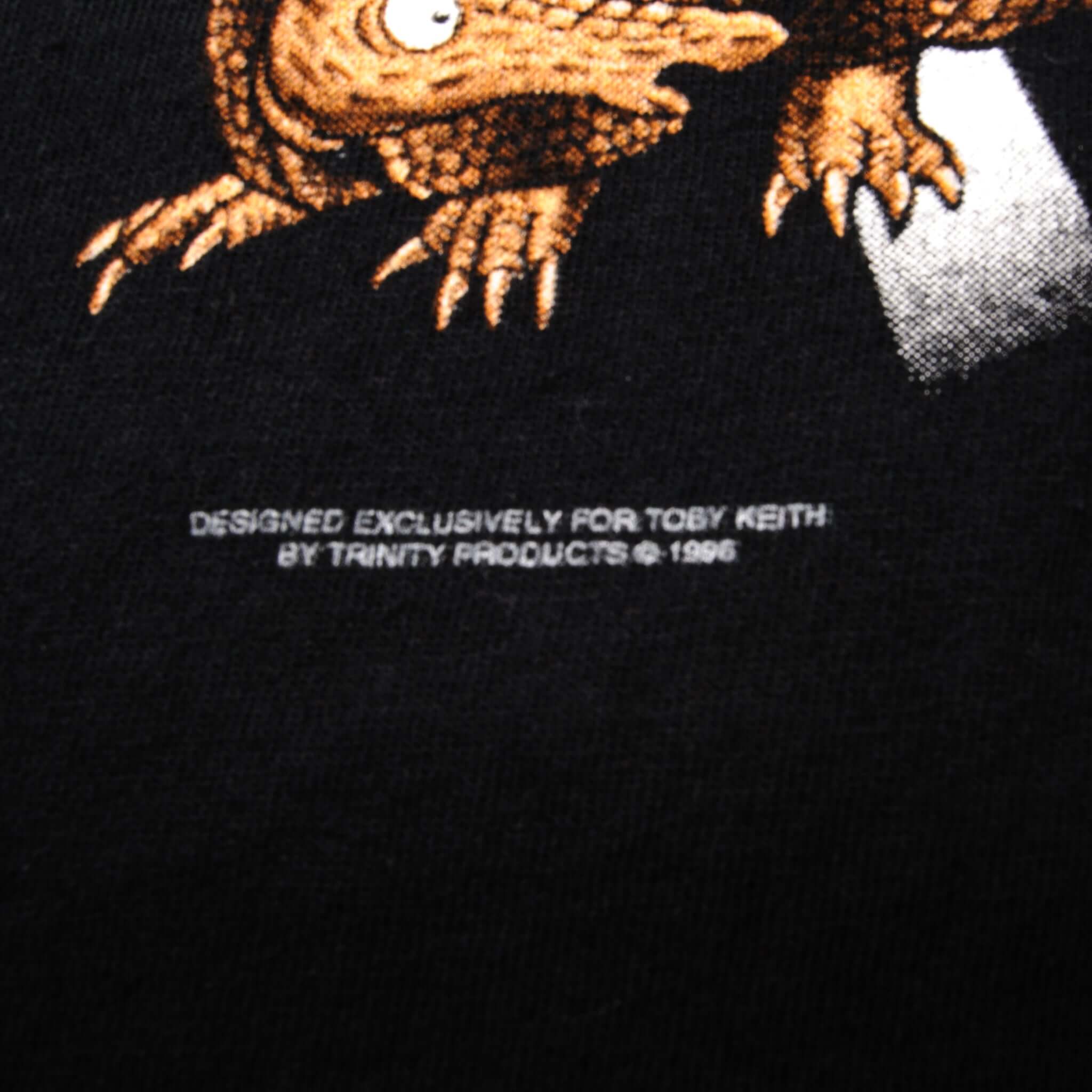 VINTAGE TOBY KEITH ON TOUR TEE SHIRT 1996 SIZE XL MADE IN USA