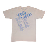 Vintage AMA Motocross Team Usa Nations Tour France 1987 Tee Shirt Size Medium With Single Stitch Sleeves