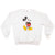 Vintage Disney Mickey Mouse Sweatshirt Size Large Made In USA. WHITE
