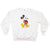 Vintage Disney Mickey Mouse Sweatshirt Size Large Made In USA. WHITE