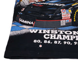 VINTAGE NASCAR ALL OVER PRINT DALE EARNHARDT RICHARD PETTY 1995 TEE SHIRT LARGE MADE USA