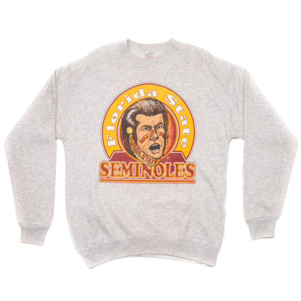 Vintage Florida States Seminoles Sweatshirt Size XL Made In USA. GREY