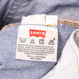 VINTAGE LEVIS 501 JEANS INDIGO SIZE W27 L29 MADE IN USA