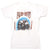 Vintage Bob Dylan And Grateful Dead Tee Shirt 1987 Size Small With Single Stitch Sleeves. WHITE