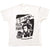 Vintage Sex Pistols The Filth And The Fury ! Who Are These Punks ? Daily Mirror Cover Tee Shirt Size Large Made In USA with single stitch sleeves. white