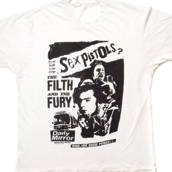 CAMISETA VINTAGE DE SEX PISTOLS, TALLA GRANDE, FABRICADA EN EE. UU.