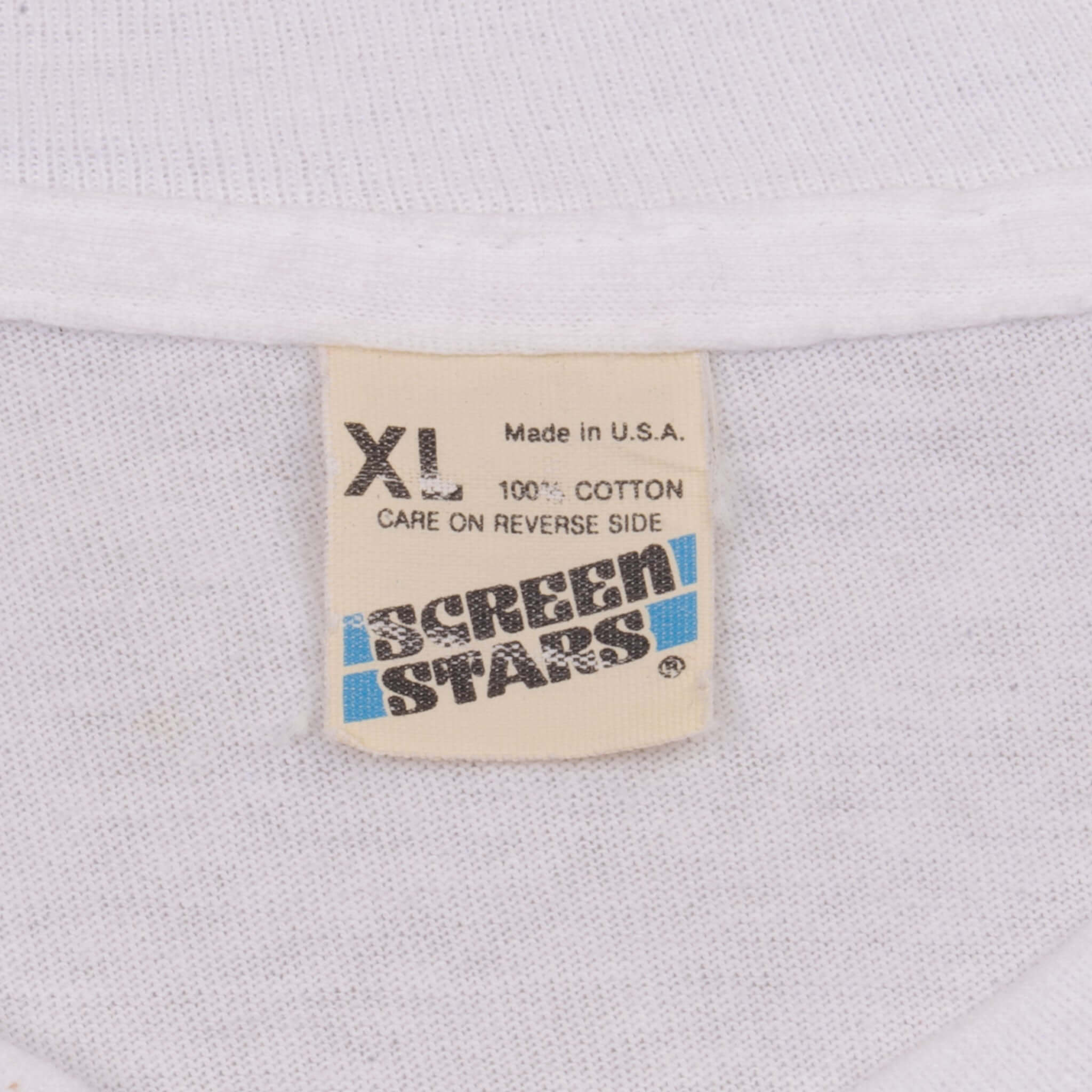 Vintage Georgetown University Hoyas Tee Shirt 1990s Size Medium Made In USA With Single Stitch Sleeves