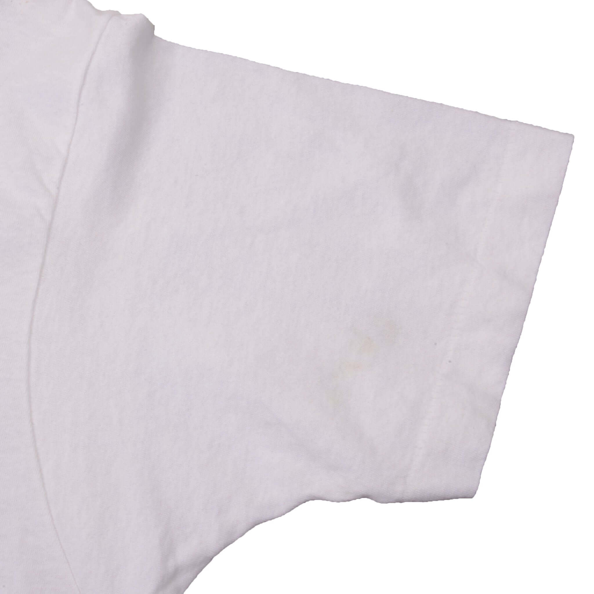 Vintage Georgetown University Hoyas Tee Shirt 1990s Size Medium Made In USA With Single Stitch Sleeves