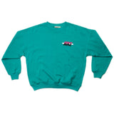 Vintage Nike Sweatshirt 1987-Early 1990S Size Medium. turquoise