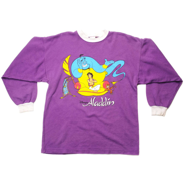 Vintage Disney Aladdin Sweatshirt 1990S Size Medium. PURPLE