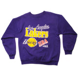 Vintage NBA Los Angeles Lakers Sweatshirt 1991 Size Large Made In USA. PURPLE