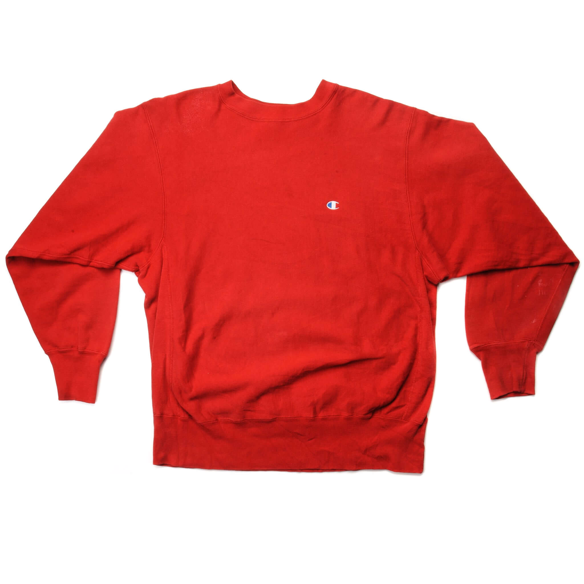 Vintage Champion Reverse Weave Sweatshirt Early 1980S-1990 Size Large Made In USA. RED